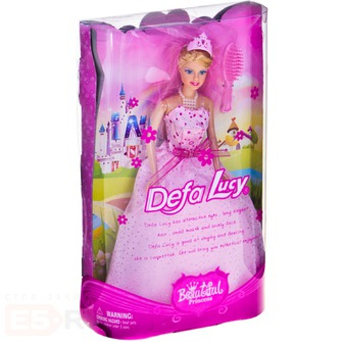 Кукла Defa - Принцесса в свадебном платье с аксессуарами, 28 см  